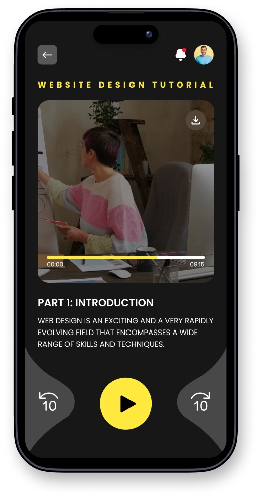 EduCore mobile app for students, faculty and parents