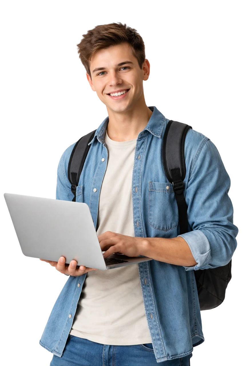Administrator using EduCore education management platform